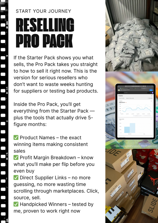 Winning Resell Pro Pack My Store